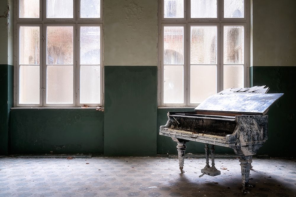 Green Piano art print by Roman Robroek for $57.95 CAD