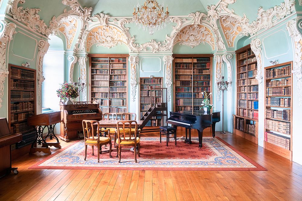 Rococo Library art print by Roman Robroek for $57.95 CAD