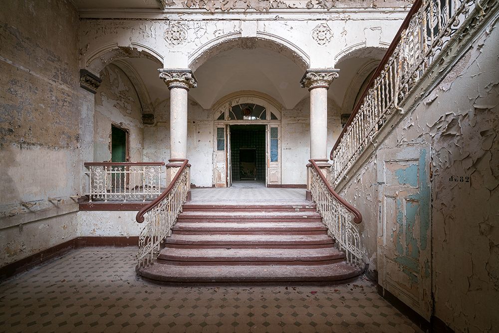 Impressive Entrance Staircase art print by Roman Robroek for $57.95 CAD