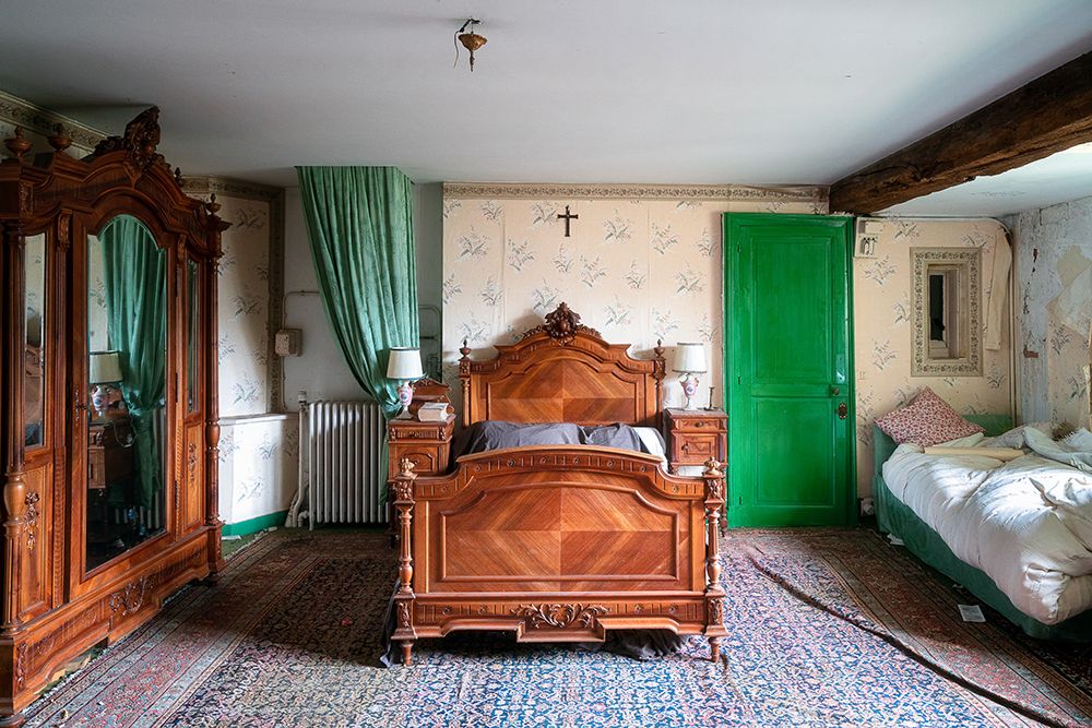 Antique Bedroom art print by Roman Robroek for $57.95 CAD