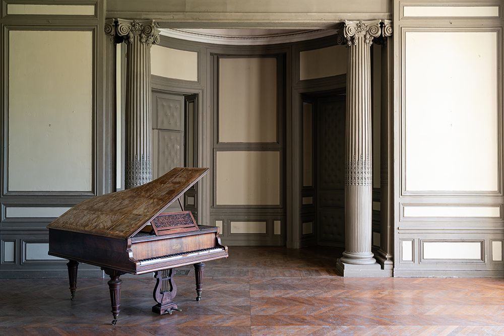 Brown Piano art print by Roman Robroek for $57.95 CAD