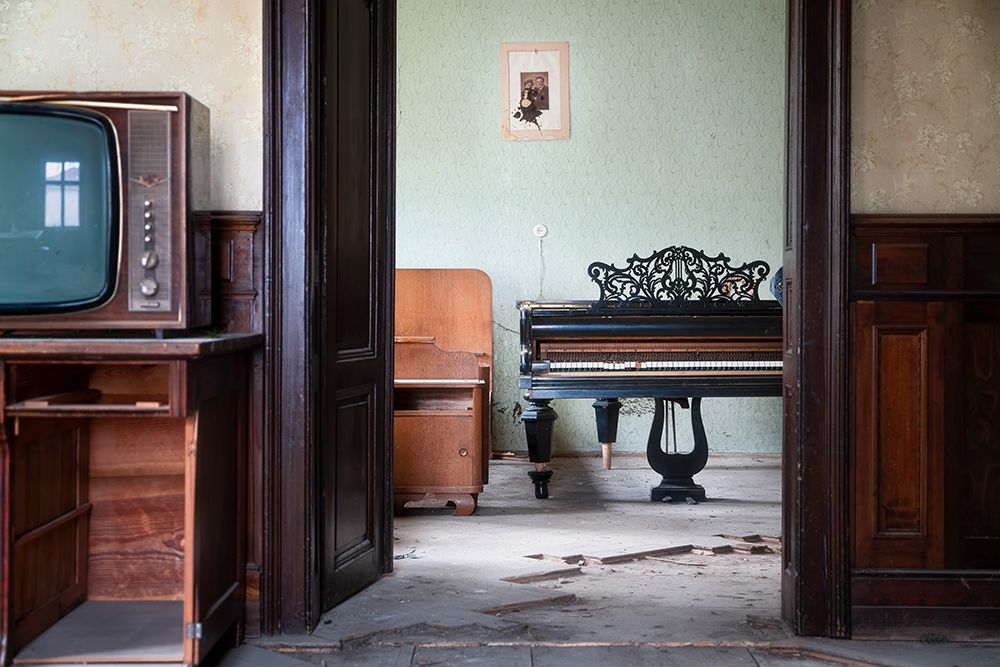 Piano Peek art print by Roman Robroek for $57.95 CAD
