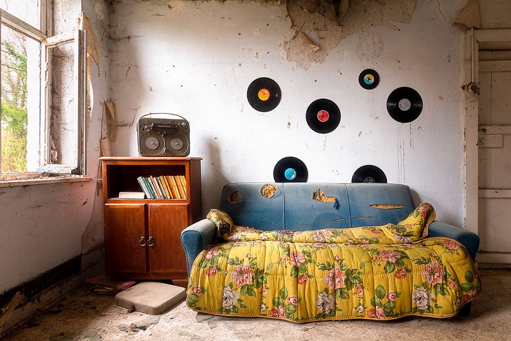 Records on the Wall art print by Roman Robroek for $57.95 CAD
