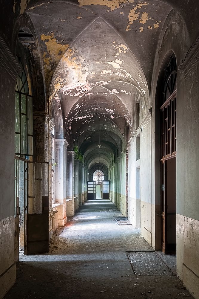 Burnt Hallway art print by Roman Robroek for $57.95 CAD