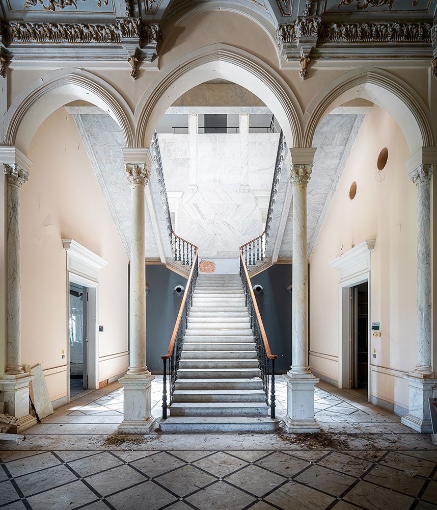 Gray Staircase art print by Roman Robroek for $57.95 CAD