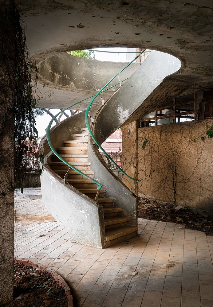 Curved Staircase art print by Roman Robroek for $57.95 CAD