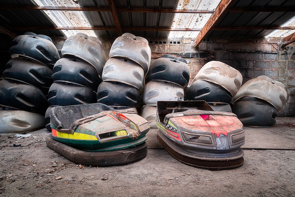 Bumper Cars art print by Roman Robroek for $57.95 CAD