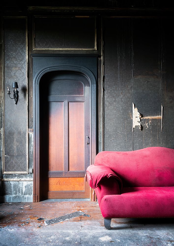 Burned Bedroom art print by Roman Robroek for $57.95 CAD