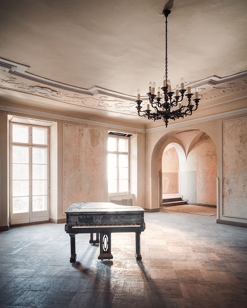 Piano in Orange art print by Roman Robroek for $57.95 CAD