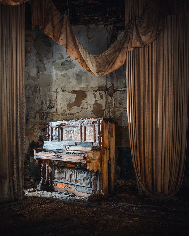 Rotten Piano art print by Roman Robroek for $57.95 CAD