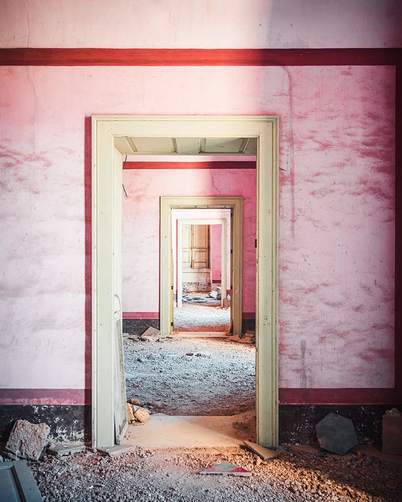 Pink Doors art print by Roman Robroek for $57.95 CAD