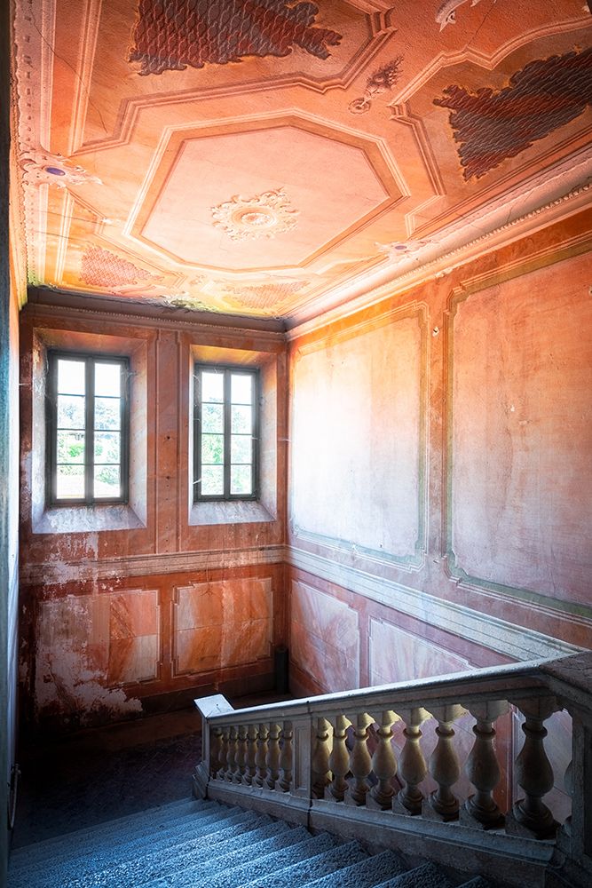 Pink Stairs art print by Roman Robroek for $57.95 CAD