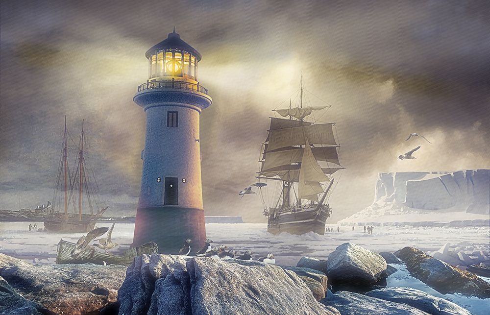 Wintry Respice art print by Steve Hunziker for $57.95 CAD