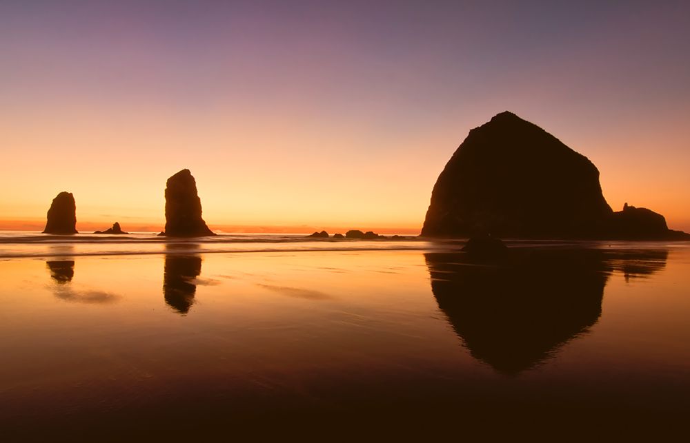 Nightfall at Cannon Beach art print by Don Schwartz for $57.95 CAD