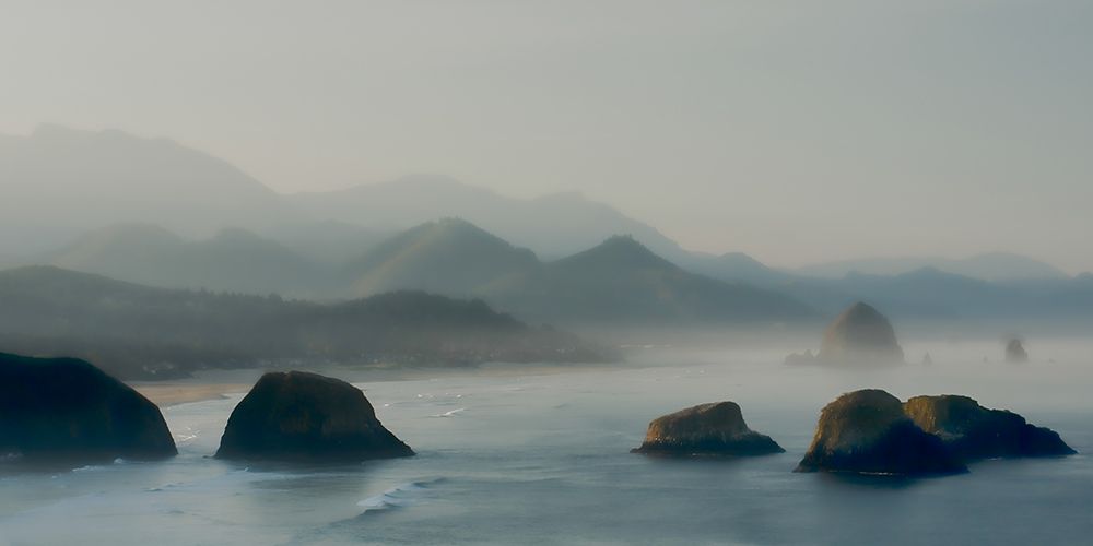 Misty Among the Rocks art print by Don Schwartz for $57.95 CAD