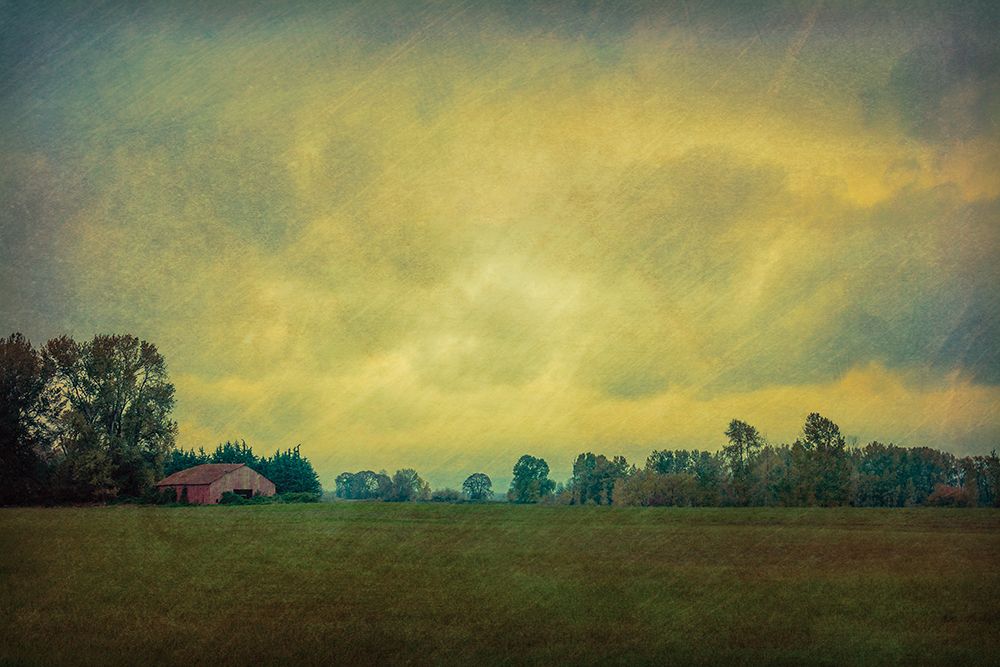 Small Red Barn art print by Don Schwartz for $57.95 CAD