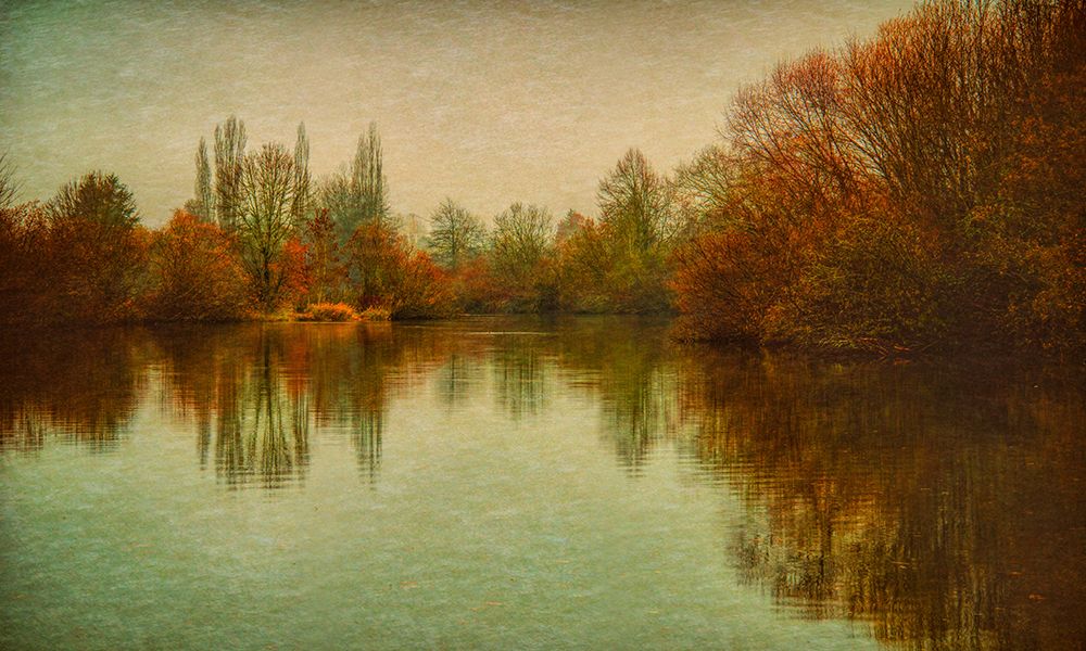 Autumn Morning on the Lake art print by Don Schwartz for $57.95 CAD