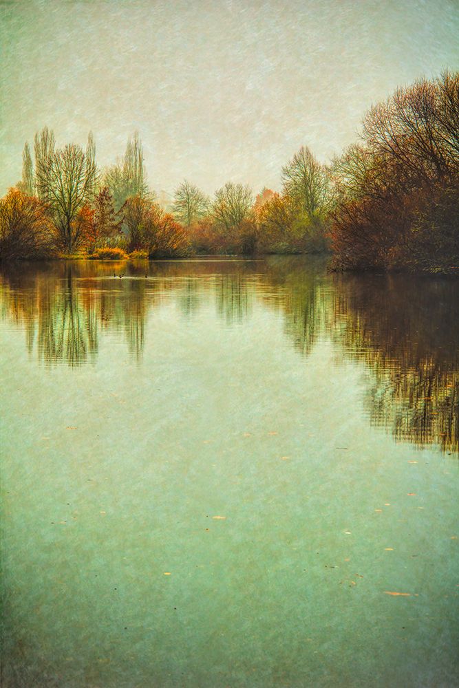 Colorful Daybreak on the Lake art print by Don Schwartz for $57.95 CAD