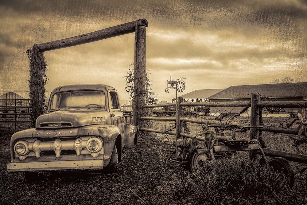 Old Ford at the Farm art print by Don Schwartz for $57.95 CAD