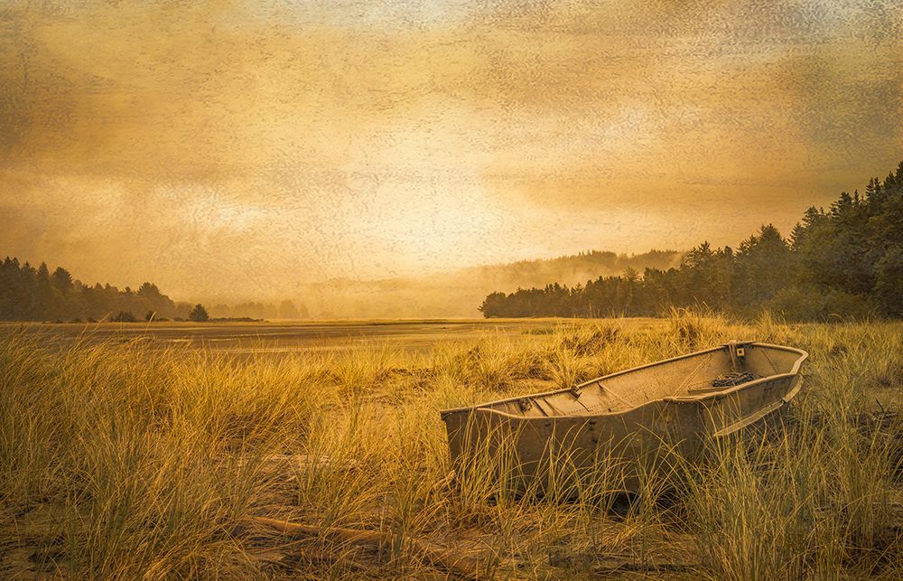 Rowboat in the Dune Grasses art print by Don Schwartz for $57.95 CAD