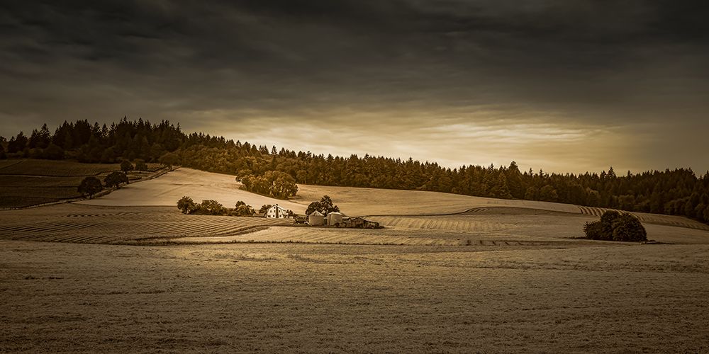 Wine Country Farm art print by Don Schwartz for $57.95 CAD