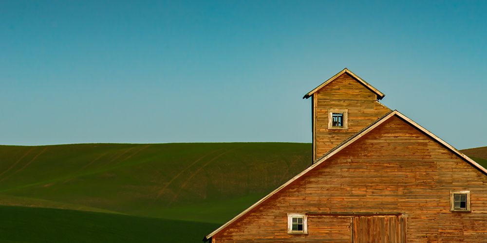 Red Barn Blue Sky art print by Don Schwartz for $57.95 CAD