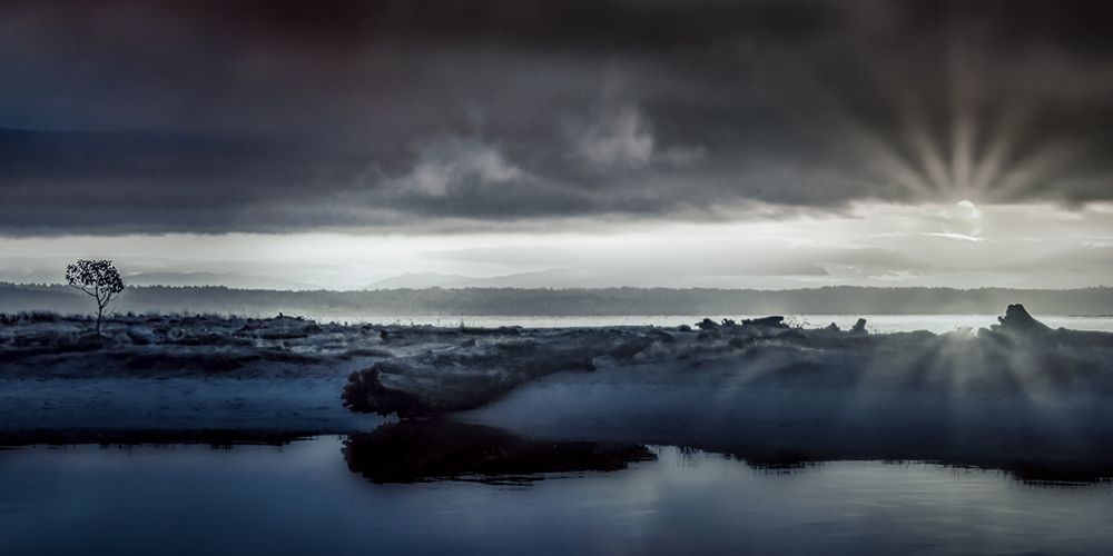 Sunrise over Vashon art print by Don Schwartz for $57.95 CAD