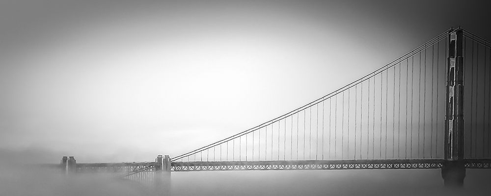 Golden Gate in Fog art print by Don Schwartz for $57.95 CAD