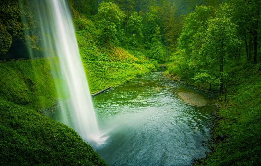 Spring Cascade art print by Don Schwartz for $57.95 CAD