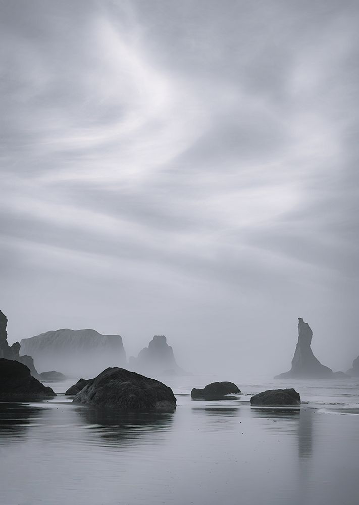 Swirling Sky Along the Coast art print by Don Schwartz for $57.95 CAD
