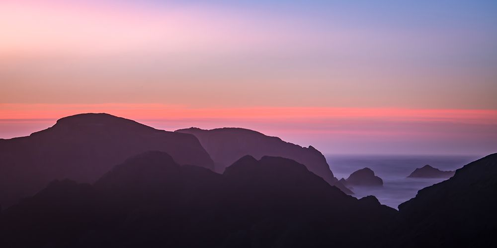 Silhouetted Coastal Sunset art print by Don Schwartz for $57.95 CAD