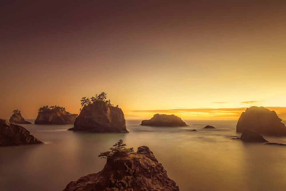 Golden Evening at Secret Beach art print by Don Schwartz for $57.95 CAD