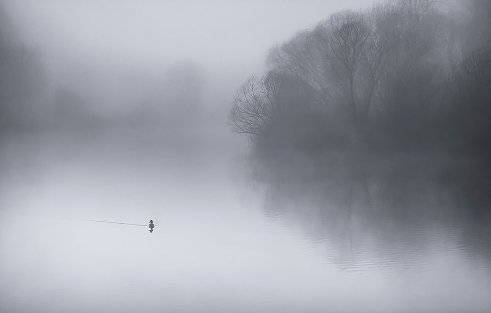 Misty Lake art print by Don Schwartz for $57.95 CAD