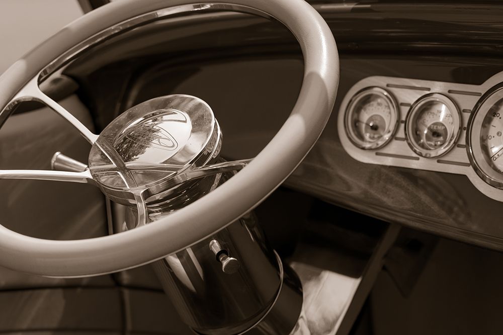 Antique Steering Wheel art print by Don Schwartz for $57.95 CAD
