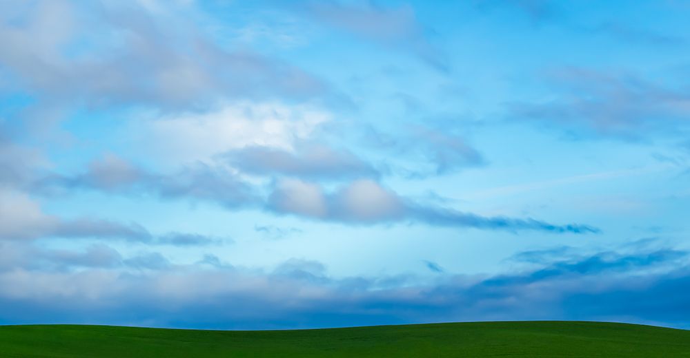 Green Hills, Blue Sky art print by Don Schwartz for $57.95 CAD