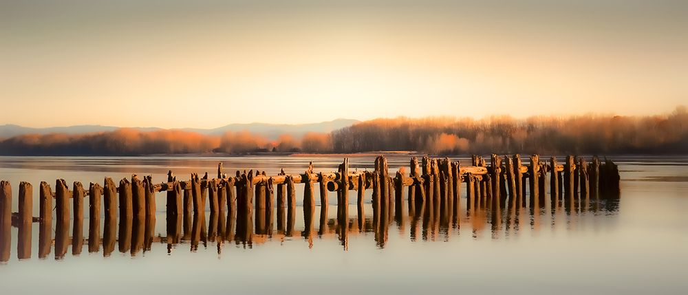 Late Autumn Along the River art print by Don Schwartz for $57.95 CAD