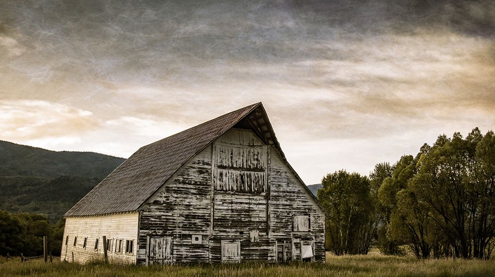 White Barn art print by Don Schwartz for $57.95 CAD