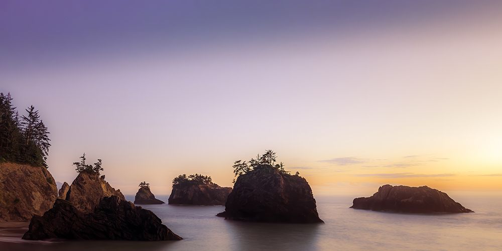 Sea Stacks on an Early Autumn Evening art print by Don Schwartz for $57.95 CAD