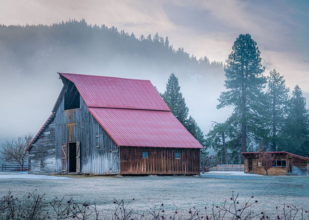 Frosty Barn art print by Don Schwartz for $57.95 CAD