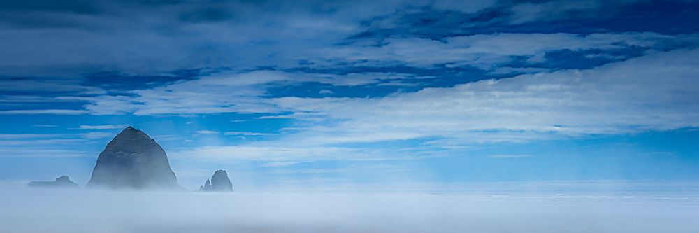 Haystack Rock in the Mist art print by Don Schwartz for $57.95 CAD