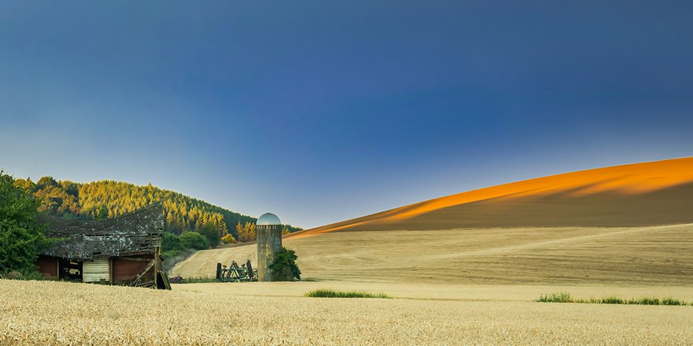 Old Barn and Silo art print by Don Schwartz for $57.95 CAD