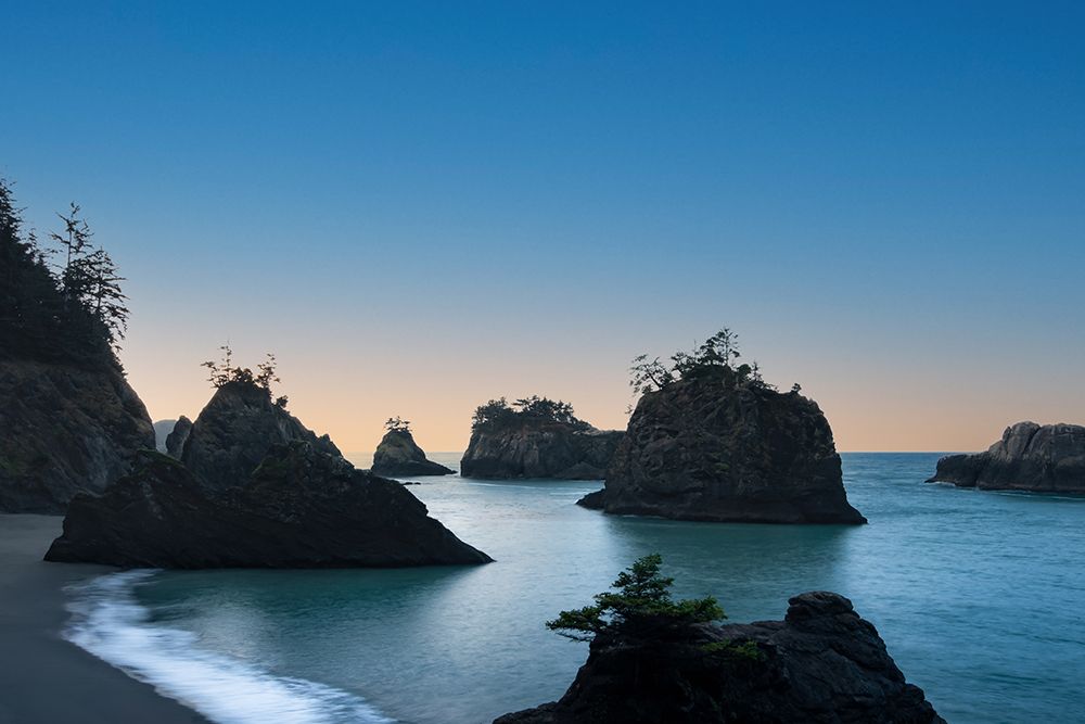 Secret Beach Sea Stacks art print by Don Schwartz for $57.95 CAD