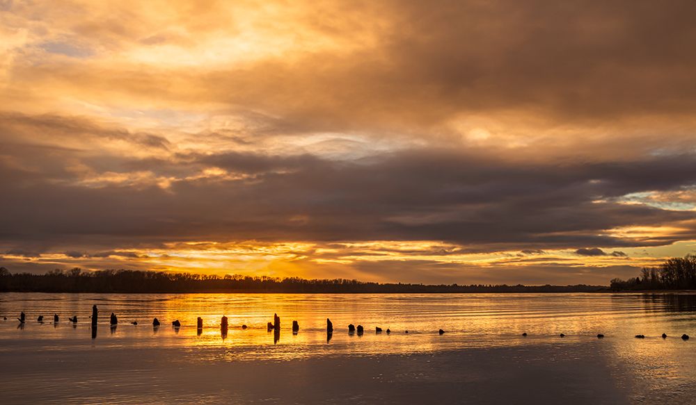 Sunrise Along the Columbia art print by Don Schwartz for $57.95 CAD