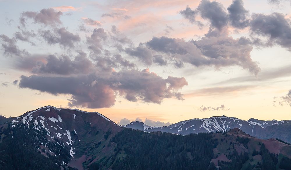 Clouds Floating Over the Mountains art print by Don Schwartz for $57.95 CAD