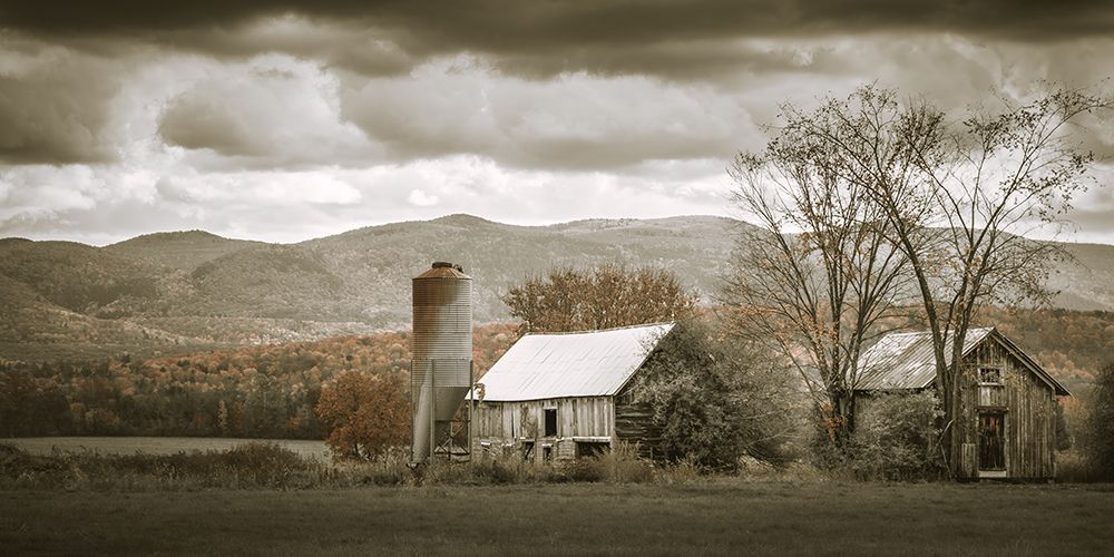 Two Barns art print by Don Schwartz for $57.95 CAD