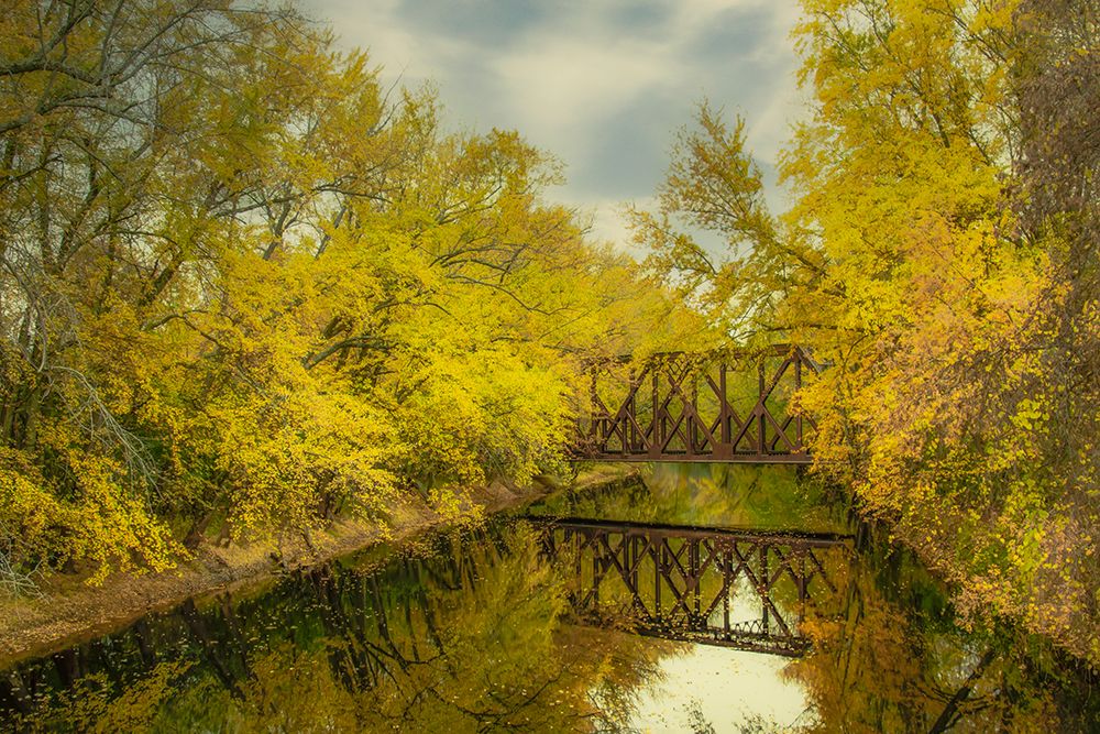 Tranquil Creek in Autumn art print by Don Schwartz for $57.95 CAD