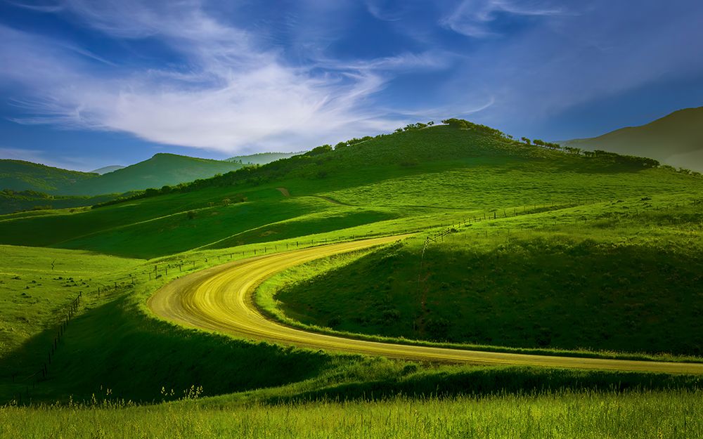 Bend in the Road art print by Don Schwartz for $57.95 CAD