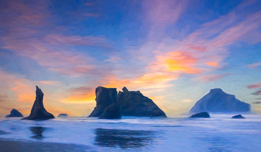 Bandon Beach Skies art print by Don Schwartz for $57.95 CAD