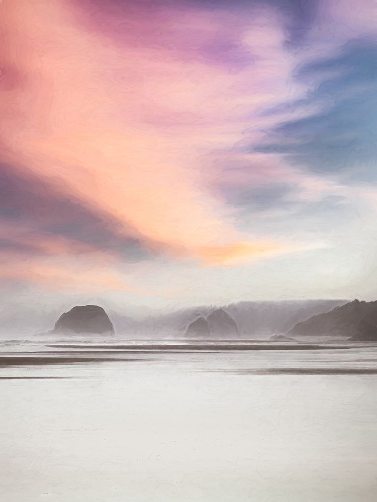 Misty Sea Stacks art print by Don Schwartz for $57.95 CAD