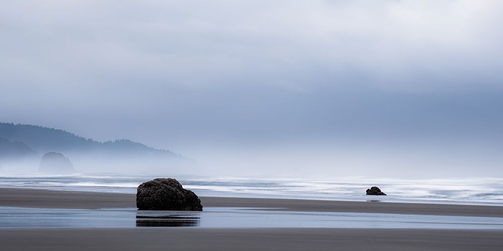 Along a Misty Beach art print by Don Schwartz for $57.95 CAD